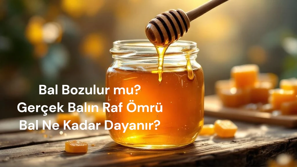 ham çiçek balı kavanozu doğal bal saklama bal raf ömrü