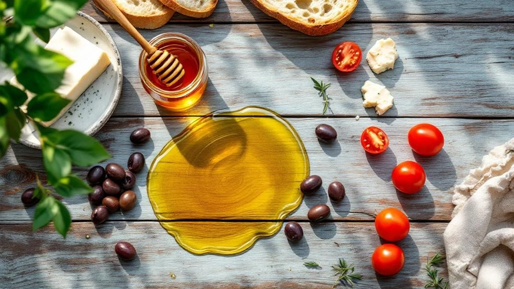 Bal ve zeytinyağı ile hazırlanmış Ege kahvaltı tabağı