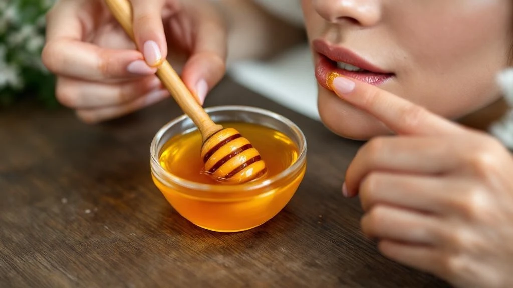 bal dudak maskesi doğal dudak bakımı