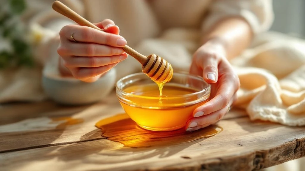 bal ile yüz temizliği doğal cilt bakımı