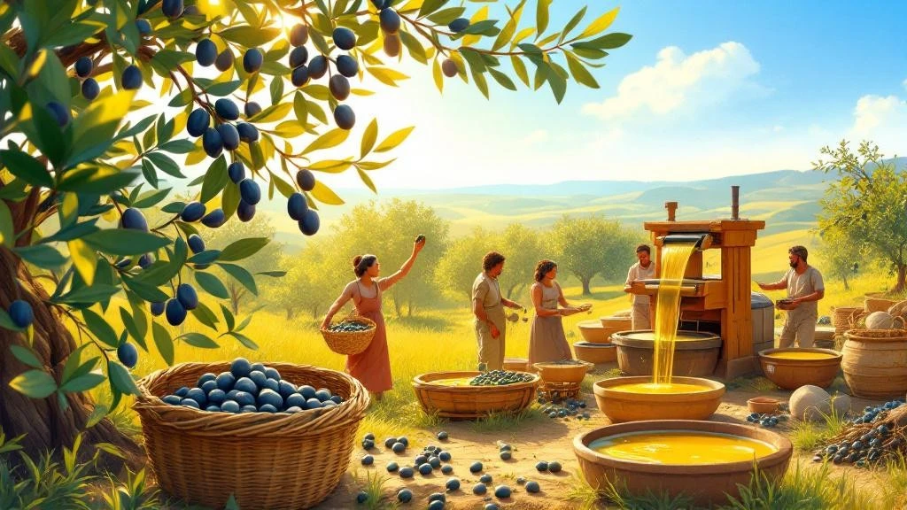 zeytin ağacı ve zeytinyağı üretimi